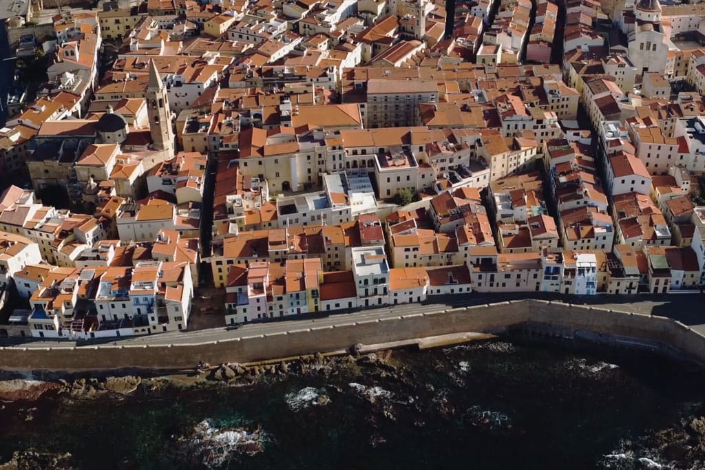 Veduta di Alghero dall'alto